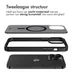 Accezz Rugged Frosted Backcover met MagSafe iPhone 14 Pro Max Zwart
