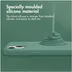 Accezz Liquid Silicone Backcover met MagSafe iPhone 16 Pro Max Donkergroen