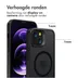 Accezz Rugged Frosted Backcover met MagSafe iPhone 14 Zwart