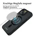 Accezz Rugged Frosted Backcover met MagSafe iPhone 14 Zwart