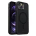 Accezz Rugged Frosted Backcover met MagSafe iPhone 14 Zwart