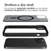 Accezz Rugged Frosted Backcover met MagSafe iPhone 14 Zwart