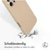 Accezz Liquid Silicone Backcover met MagSafe iPhone 16 Pro Max Beige