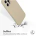 Accezz Liquid Silicone Backcover met MagSafe iPhone 16 Pro Max Beige