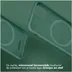Accezz Liquid Silicone Backcover met MagSafe iPhone 16 Donkergroen
