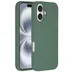 Accezz Liquid Silicone Backcover met MagSafe iPhone 16 Donkergroen