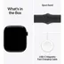 Apple Watch Series 10 GPS + Cellular 46mm Aluminium Case met Sport Band - M/L Zwart
