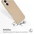 Accezz Liquid Silicone Backcover met MagSafe iPhone 16 Beige