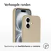 Accezz Liquid Silicone Backcover met MagSafe iPhone 16 Beige