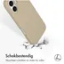 Accezz Liquid Silicone Backcover met MagSafe iPhone 16 Beige