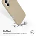 Accezz Liquid Silicone Backcover met MagSafe iPhone 16 Beige