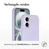 Accezz Liquid Silicone Backcover met MagSafe iPhone 16 Paars