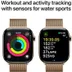 Apple Watch Series 10 GPS + Cellular 46mm Titanium Case met Milanese Loop - M/L Goud
