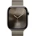 Apple Watch Series 10 GPS + Cellular 46mm Titanium Case met Milanese Loop - M/L Beige