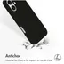 Accezz Liquid Silicone Backcover met MagSafe iPhone 16 Zwart