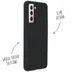 Accezz Liquid Silicone Backcover Samsung Galaxy S21 Zwart