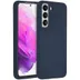 Accezz Liquid Silicone Backcover Samsung Galaxy S22 Donkerblauw