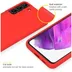 Accezz Liquid Silicone Backcover Samsung Galaxy S22 Plus Rood
