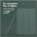 Accezz Smart Silicone Bookcase voor Apple iPad Pro 11 (2024) M4 Donkergroen
