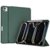 Accezz Smart Silicone Bookcase voor Apple iPad Pro 11 (2024) M4 Donkergroen