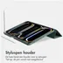 Accezz Smart Silicone Bookcase voor Apple iPad Pro 11 (2024) M4 Donkergroen