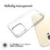 Accezz Clear Backcover iPhone 15 Pro Transparant