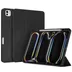 Accezz Smart Silicone Bookcase voor Apple iPad Pro 13 (2024) M4 Zwart
