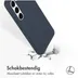 Accezz Liquid Silicone Backcover Samsung Galaxy S23 Donkerblauw
