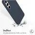 Accezz Liquid Silicone Backcover Samsung Galaxy S23 Donkerblauw