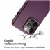 Accezz MagSafe Leather Backcover iPhone 13 Pro Paars
