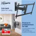Vogels TVM 3625 Draaibare tv-beugel Zwart