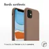 Accezz Liquid Silicone Backcover met MagSafe voor Apple iPhone 11 - Lichtbruin Lichtbruin