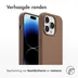 Accezz Liquid Silicone Backcover met MagSafe voor Apple iPhone 14 Pro Lichtbruin