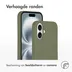 Accezz Liquid Silicone Backcover met MagSafe iPhone 16 Lichtgroen