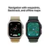 Apple Watch Ultra 2 GPS + Cellular 49mm Titanium Case met Dark Green Alpine Loop - Large Zwart