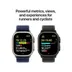 Apple Watch Ultra 2 GPS + Cellular 49mm Titanium Case met Dark Green Alpine Loop - Large Zwart