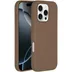 Accezz Liquid Silicone Backcover met MagSafe iPhone 16 Pro Lichtbruin