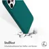 Accezz Liquid Silicone Backcover met MagSafe voor Apple iPhone 15 Pro Max Donkergroen