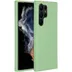 Accezz Liquid Silicone Backcover Samsung Galaxy S23 Ultra Groen