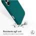 Accezz Liquid Silicone Backcover met MagSafe voor Apple iPhone 16 Donkergroen