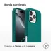 Accezz Liquid Silicone Backcover met MagSafe voor Apple iPhone 16 Pro Donkergroen