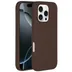 Accezz Liquid Silicone Backcover met MagSafe iPhone 16 Pro Max Bruin