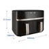 Russell Hobbs Satisfry Dual Basket Air Fryer 9L