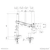 Neomounts DS60-600BL1
