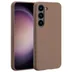 Accezz Liquid Silicone Backcover met MagSafe voor Samsung Galaxy S23 Lichtbruin