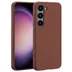 Accezz Liquid Silicone Backcover met MagSafe voor Samsung Galaxy S23 Bruin