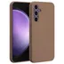 Accezz Liquid Silicone Backcover met MagSafe voor Samsung Galaxy S23 FE Lichtbruin
