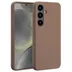 Accezz Liquid Silicone Backcover met MagSafe voor Samsung Galaxy S24 Lichtbruin