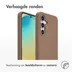 Accezz Liquid Silicone Backcover met MagSafe voor Samsung Galaxy S24 FE Lichtbruin