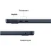 Apple MacBook Air 13 inch (2026) M5 (10 CPU / 10 GPU) 24GB/1TB Zwart